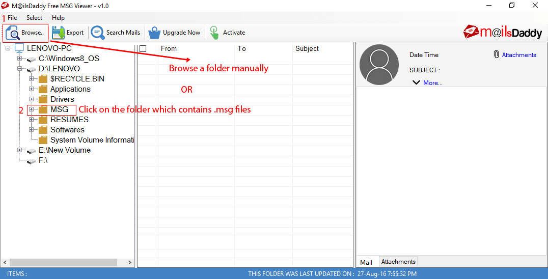 outlook msg file viewer